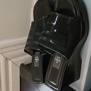 Fendi black sandals